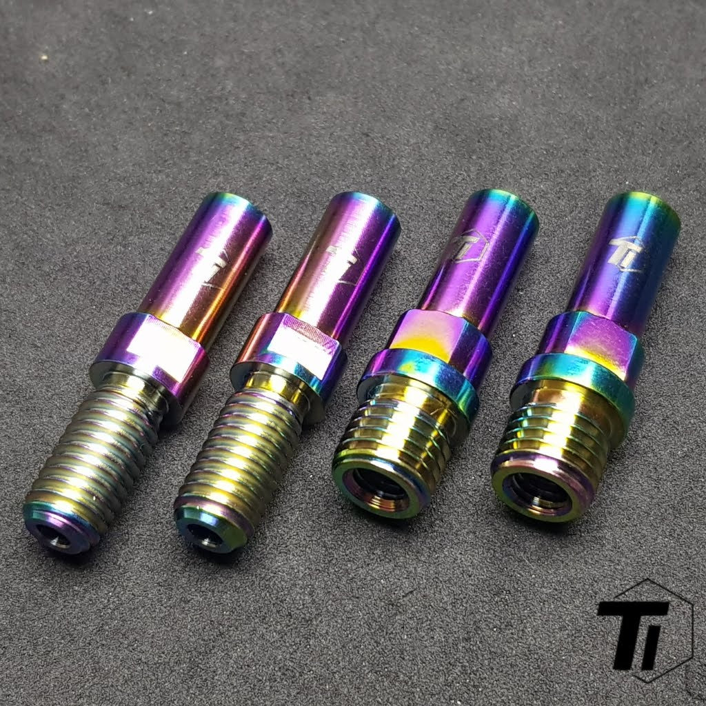 Titanium Mount for V-Brake Caliper adapter Boss Stud | Cantilever M8 M ...