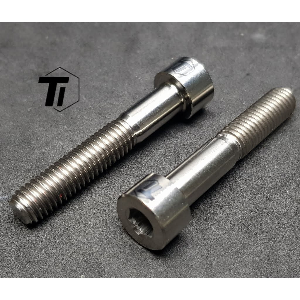 Perno de titanio para tija de sillín Hazenberg | Minivelo plegable M8x45 Bromton Pikes Birdy | Tornillo de titanio grado 5 Singapur
