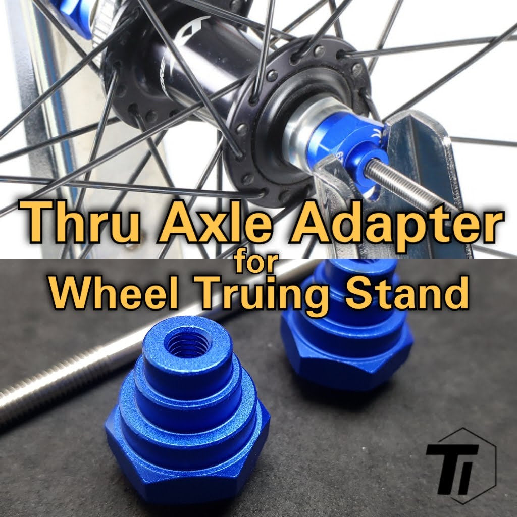 Adaptador de eje pasante para soporte de alineación de ruedas | 12mm 15mm 20mm constructor de ruedas profesional bicicleta DIY freno de disco MTB