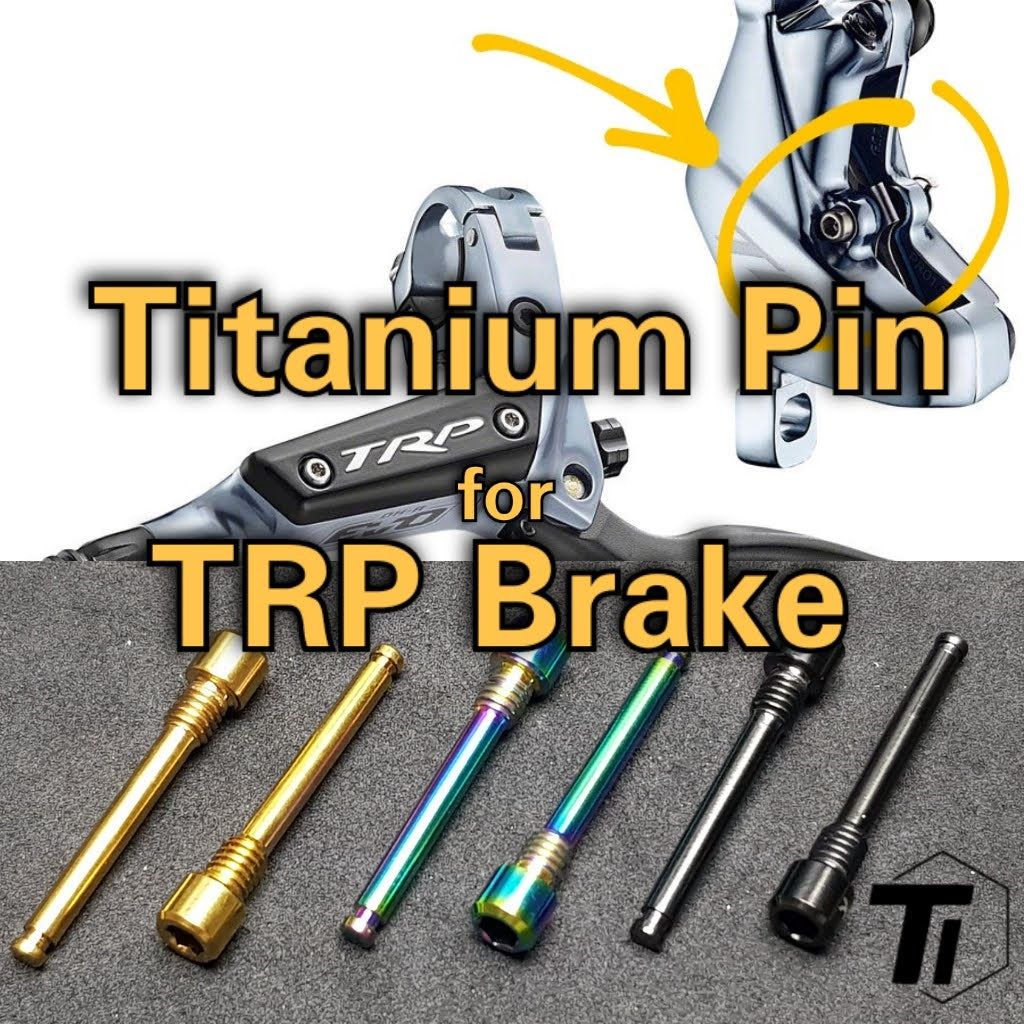 Titaniumstift für TRP-Bremse | DH-R EVO Q2.3 SE Trail EVO QUADIEM Titaniumium Bremsbelag-Haltestiftschraube | Titaniumschraube