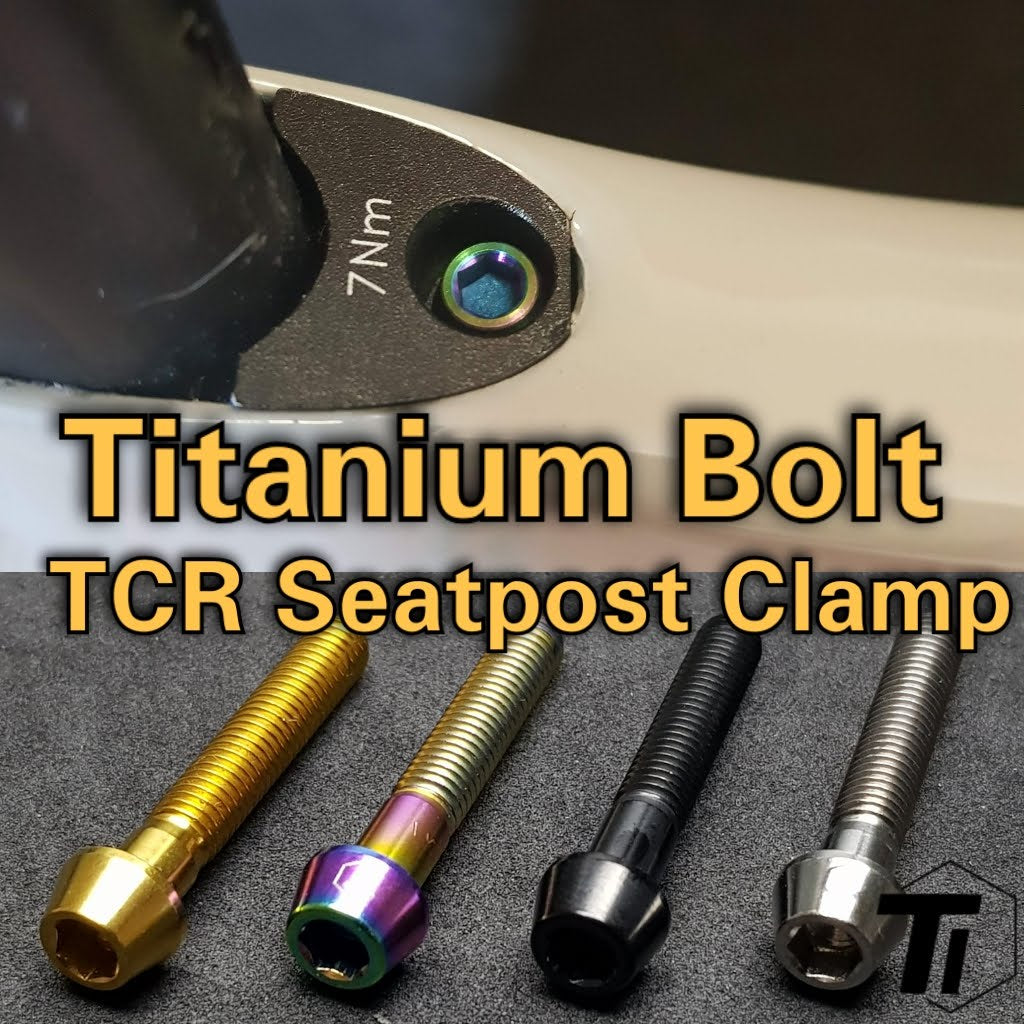 Titanium Bout voor 2021 Giant TCR Zadelpenklem Wedge | DEFY CONTEND TCX Langma Geavanceerde geïntegreerde interne koolstof