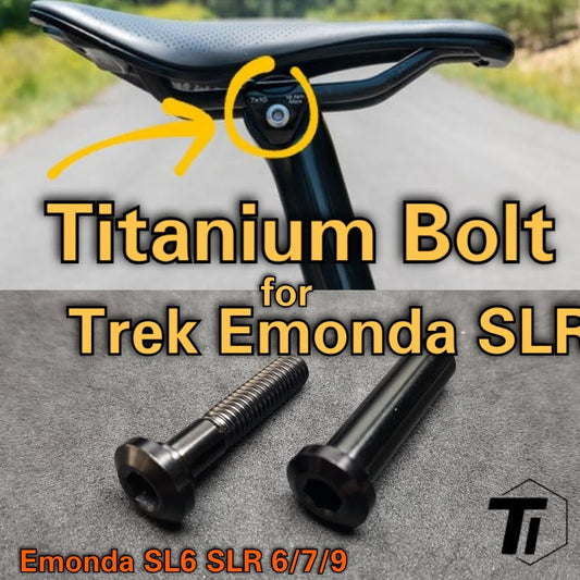 Titanbult för Trek Emonda sadelklämma | Emonda SL6 SLR6 SLR7 SLR9 Carbon Rail sadel Titanium Screw Grade 5 SG