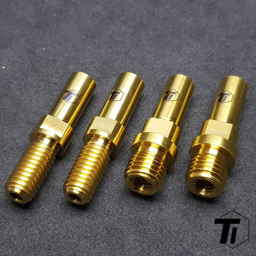 Titanium Mount for V-Brake Caliper adapter Boss Stud | Cantilever M8 M ...