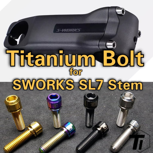 Titanium Bolt for S-Works Tarmac SL7 / Venge Stem | Specialized SL5 SL6 SL7 Venge Aerofly Carbon Stem | Singapore