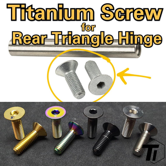 Titanium Screw for Brompton Rear Triangle Hinge | Pivot Joint A-Line C-Line P-Line T-Line 3Sixty Pikes Aceoffix B75 H&H