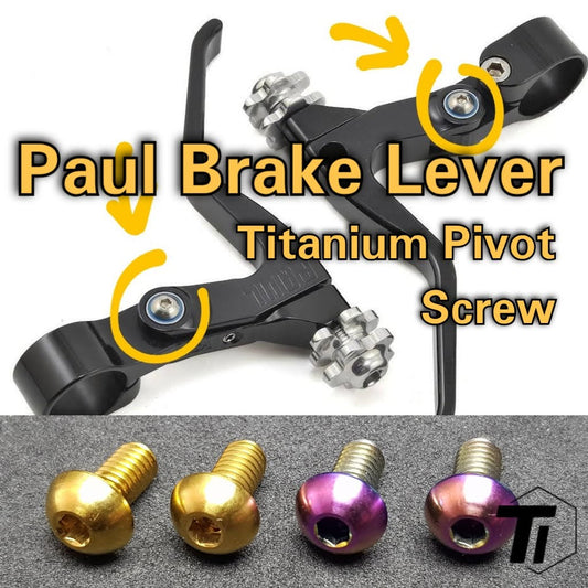 Titanium bolt for Paul Brake Lever Pivot Canti Love Paul Component Engineering Brompton Pikes Birdy Aceoffix Royale Camp