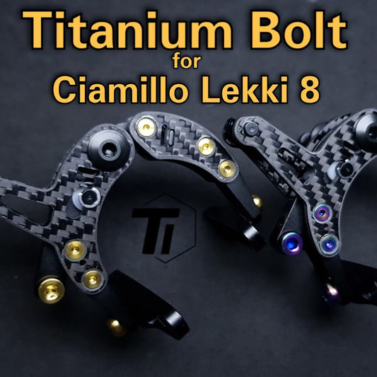 Titanium Bolt til Ciamillo Lekki 8 Upgrade Kit | Zero Gravity Vejbremseskrue opgradering Ja Ciamillo | Titanium skrue