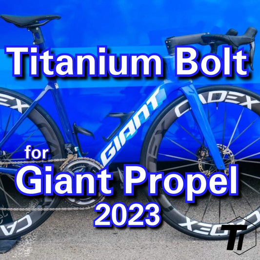 Bullone in titanio per Giant Propel 2023 | Kit di aggiornamento Soluzione Advanced Pro SL SLR ISP | Grado 5 Singapore