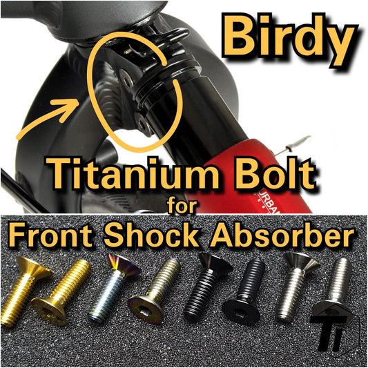 Titanium Bolt for Birdy Front Shock Absorber | Front Suspension| Grade 5 Titanium Screw Singapore