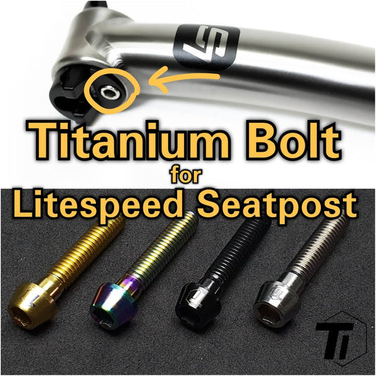 Μπουλόνι τιτανίου για Litespeed Titanium Seatpost| Αναθεώρηση Προσαρμογή προσαρμογέα Amazon archon black Διάμετρος σφιγκτήρα λεπίδας