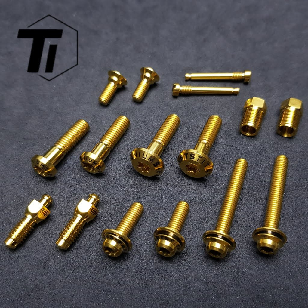 Titanium Upgrade Kit för Shimano R8070 R8020 R7120 R7070 R7020 Groupset | Di2 Ultegra 105 drivlina Broms