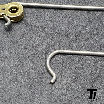 GANCIO BICI 495 mm 32 mm IN ACCIAIO FODERATO DI POLIETILENE