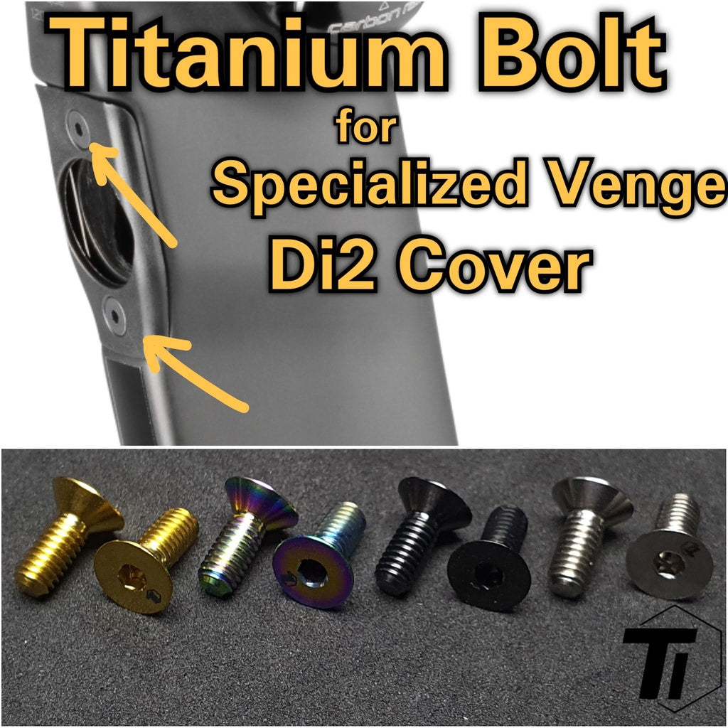 Titanium bout voor Specialized Venge zadelpen Di2-afdekking | Sworks SL7 Darimo Carbon Zadelpen | Titaniumschroef klasse 5