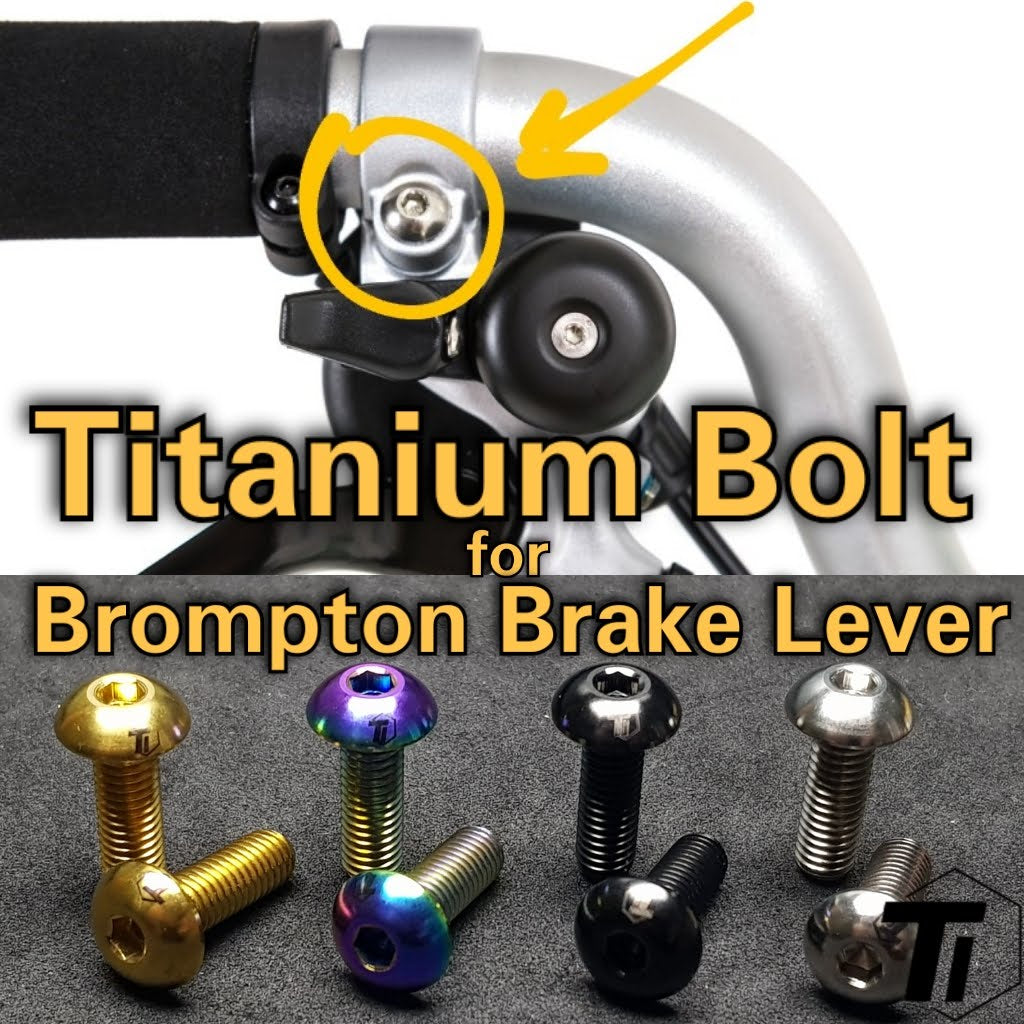 Titanium Bolt til Brompton bremsegrebsklemme | T-Line A-Line C-Line P-Line aceoffix b75 Pikes Birdy Royale Camp