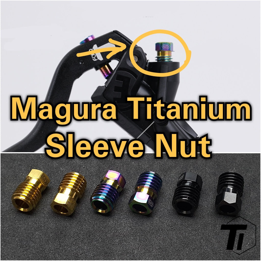 Magura Titanium Slangmoer | Compressiemoerfitting | MT4 MT5 MT TRAIL SL MT5e MT7 MT8 CT4 FM CT5 Ti-Parts Schroef