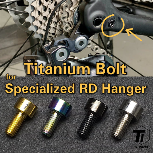Titanium Bolt til Specialized RD Hanger | Bagskifter Ophængsskrue Sworks Tarmac SL5 SL6 SL7 Venge Aethos Crux