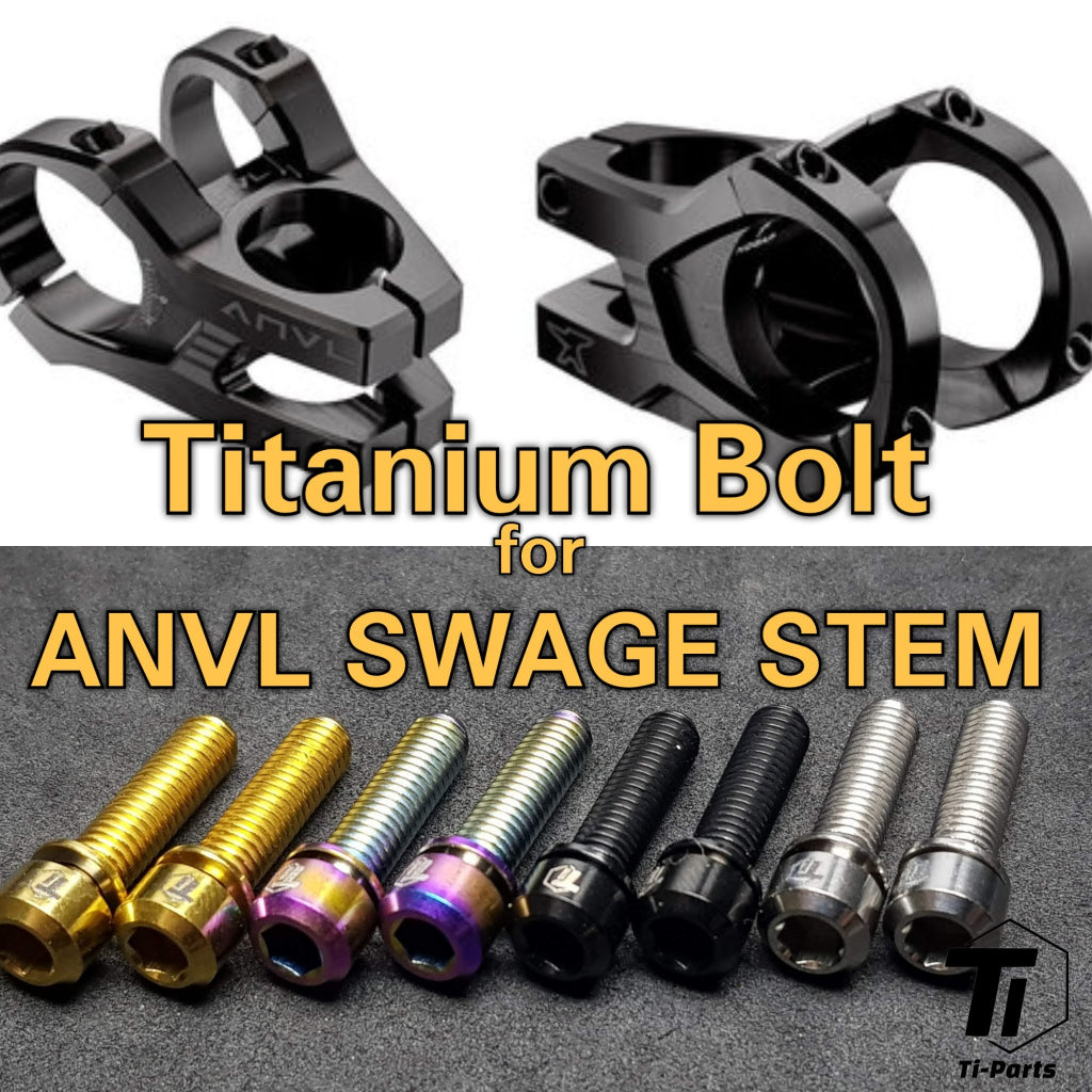 Titanium Bolt til ANVL SWAGE stamme | MTB Enduro DH Trail Stem | Titanium Screw Grade 5 Singapore