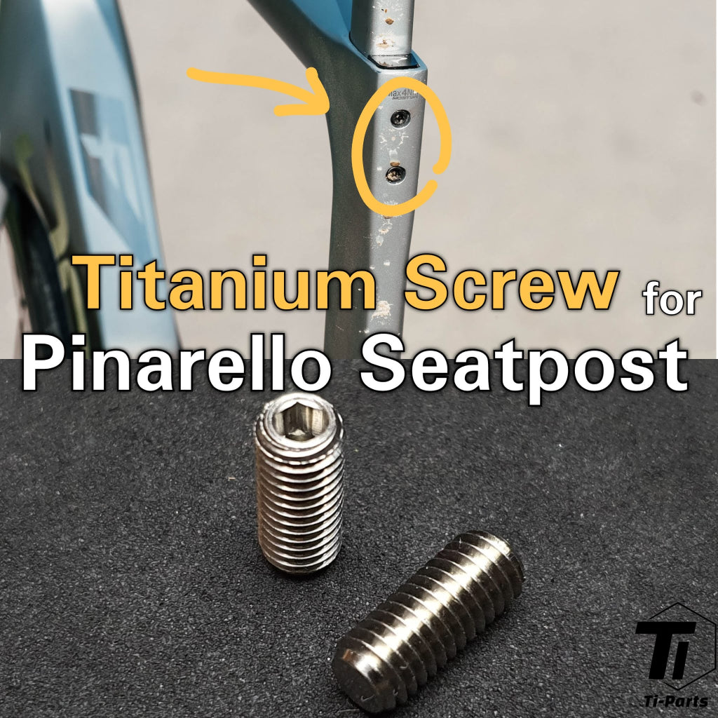 Titanium Schroef voor Pinarello Dogma Zadelpen | FX F12 F10 F9 F8 F7 F5 2023 | Pina titanium bout klasse 5 Singapore