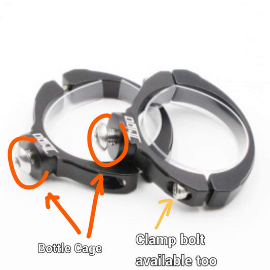Titanium Screw Trigo Bottle Mount Holder | Dual Ring Clamp Brompton 3Sixty Pikes Birdy