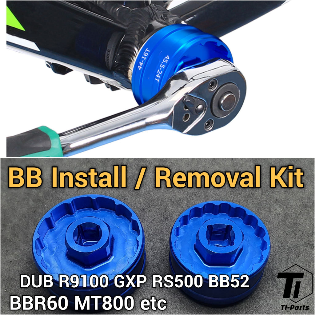 BB Cup Værktøj | Installer afmonteringssæt bundbeslag | DUB Shimano R9100 XTR Dura Ace BBR60 MT800