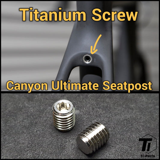 Titanskruv för Canyon Ultimate Sadelstolpe Dra åt| GP7024-01 Sadelstolps låsskruv | Grad 5 Titanium Bolt Singapore