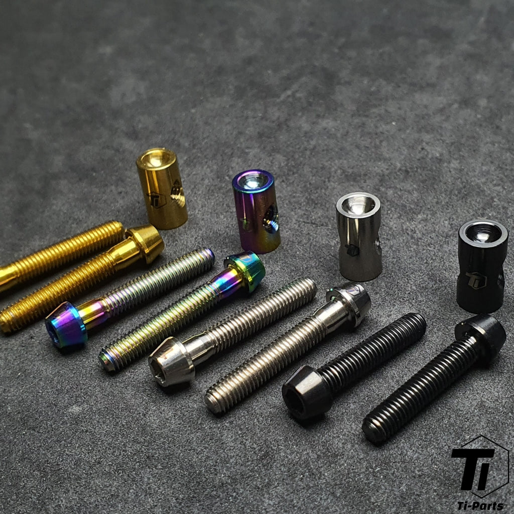 Titanium Bout voor SL8 Zadelklem | Aethos Alpinist Zadelpenhouder Yole Specialized Sworks| Graad 5 titanium Singapore