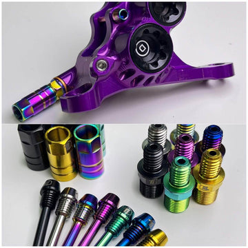 Étrier De Frein Hope RX4+ Violet - Montage Plat Avant +20mm, Type DOT | Frein à Disque Vélo Performance