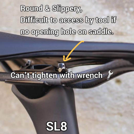 Saddle Clamp Adjustment Bolt | Perfect For Saddles Without Center Hole | Titanium