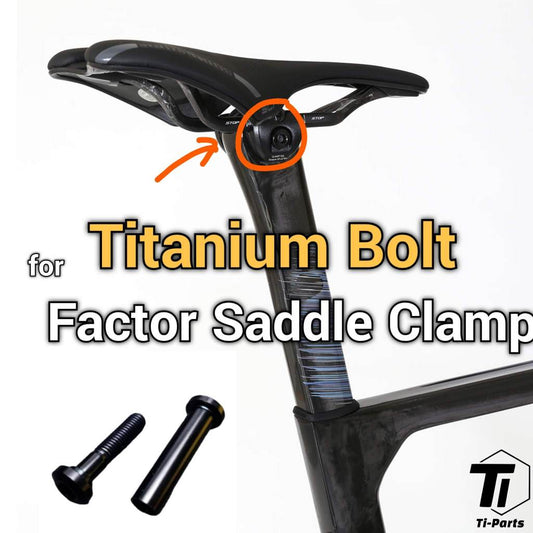 Titanium Bout voor Factor Ostro VAM Zadelklem | Zadelpen | Klasse 5 titanium schroef Singapore