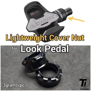Lightweight 3g LOOK Keo Blade Spindle Nut Cover
