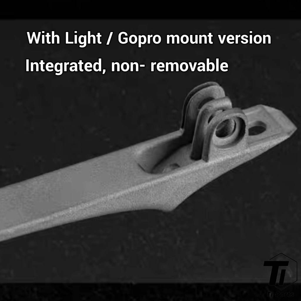 Titanium 3D Print computerholder til EXS Aerover styr| Super letvægts Cockpit Garmin Wahoo montering