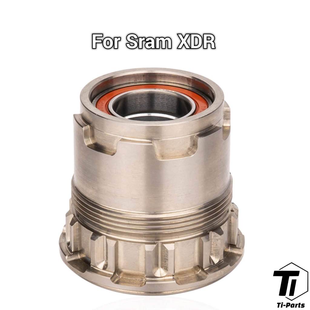 Ti-Parts titanium freehub body for Shimano Micro Spline and SRAM XDR