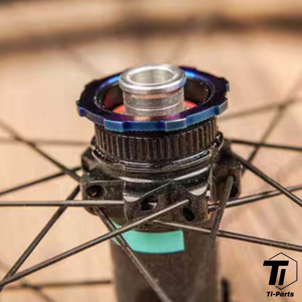 Titanium Campy Centerlock gyűrű BORA Ultra WTO Fulcrum Hyperon kerékkészlethez | Campagnolo Carbon Racing Zero | 5. osztályos cinege