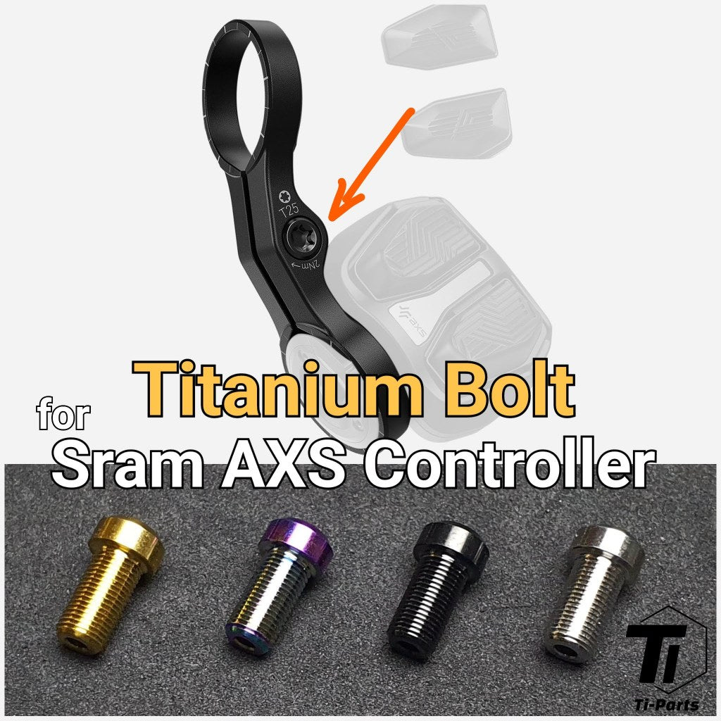 Sram Eagle AXS ポッド コントローラー用チタン ボルト| NX GX Tタイプ | MTB グレード 5 チタン シンガポール