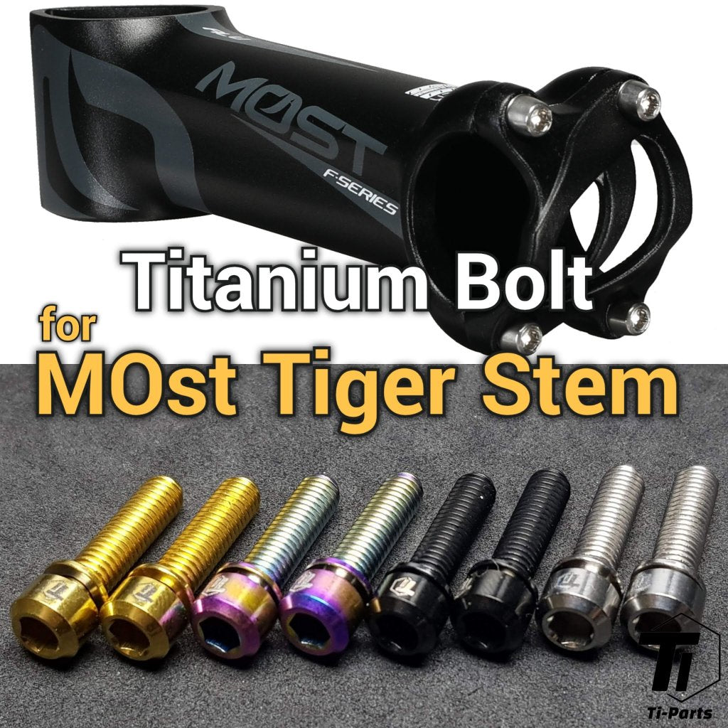 Titanium bout voor de meeste Tiger Alu stuurpen | Pinarello-stam | Klasse 5 titanium schroef Singapore