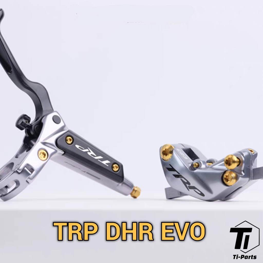 ชุดอัพเกรด Titanium TRP DHR EVO | Tektro น๊อตเบรคคาลิปเปอร์ Ti เกรด 5 ประเทศไทย
