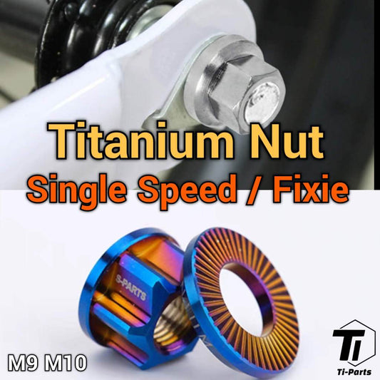 Titanová maticová podložka pro jednorychlostní Fixie BMX | Fix Gear Fit Fiend Fly WeThePeople Sunday Kink Cult Eastern Haro