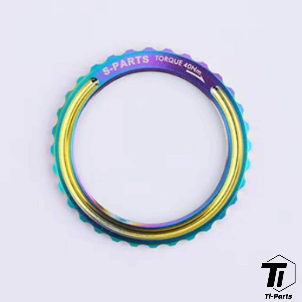 Titanium Centerlock Ring for BORA Ultra WTO Campagnolo Hyperon Fulcrum Racing Zero Carbon Shamal Upgrade | Wheel Hub Lockring