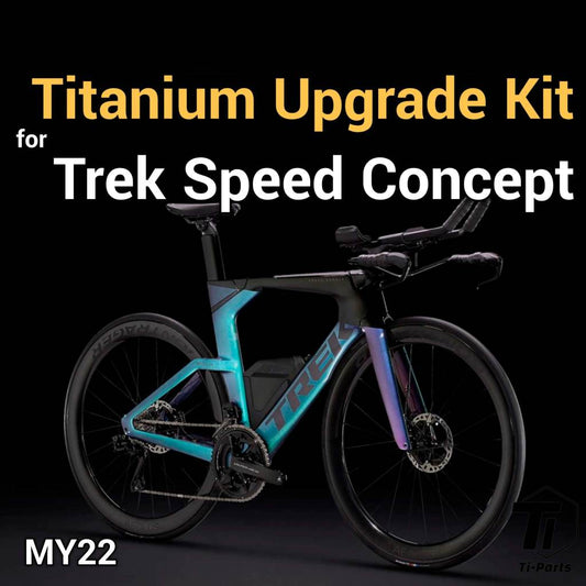 Mise à niveau en titane pour la solution de vélo complète Trek Speed ​​Concept MY22 | Résistant à la corrosion par la sueur de l'eau de mer, antirouille après c