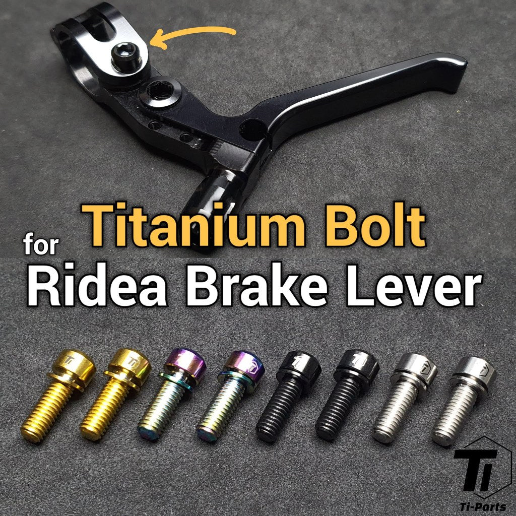 Ridea 브레이크 레버용 티타늄 볼트 | Birdy Brompton Trifold Aceoffix 파이크 로얄 | 5등급 티타늄 싱가포르