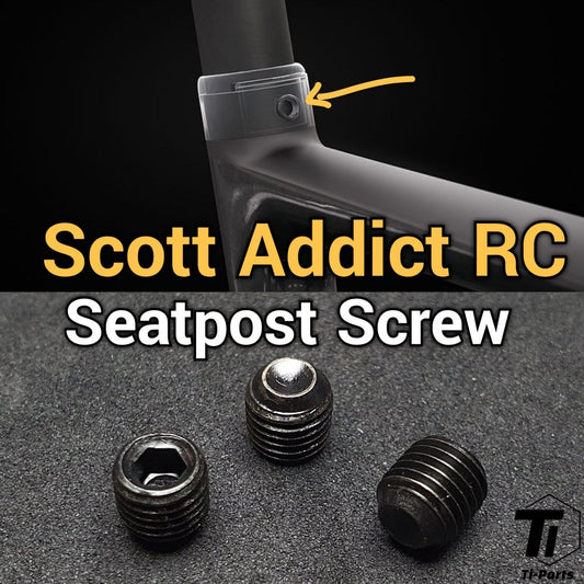 Parafuso do espigão de selim Scott Addict RC | Addict Gravel Consolo Eride Gravel | M6 6mm 0,75mm linha fina | Parafuso Singapura