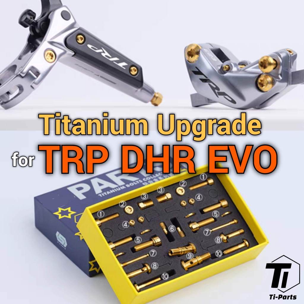 鈦 TRP DHR EVO 升級套件 | Tektro 煞車桿卡鉗螺栓螺絲 Ti Grade 5 新加坡