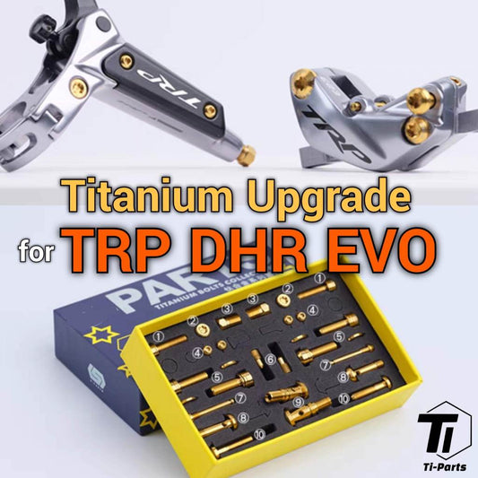 ชุดอัพเกรด Titanium TRP DHR EVO | Tektro น๊อตเบรคคาลิปเปอร์ Ti เกรด 5 ประเทศไทย