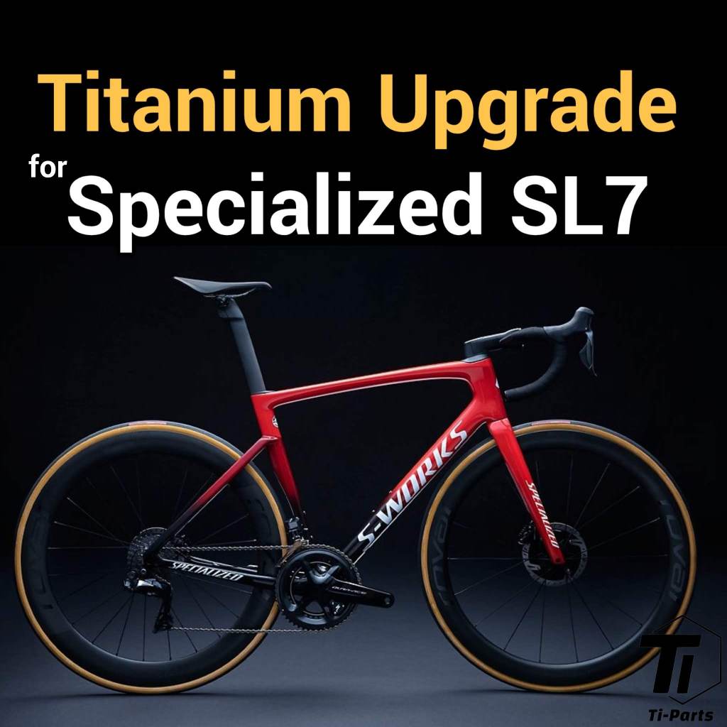 Titanium-upgrade voor gespecialiseerde SL8 SL7 SL6 Venge Allez Diverge Crux Aethos | Sworks Tarmac Frame Groepset Ti Upgrade | Graad 5 titanium Singapore