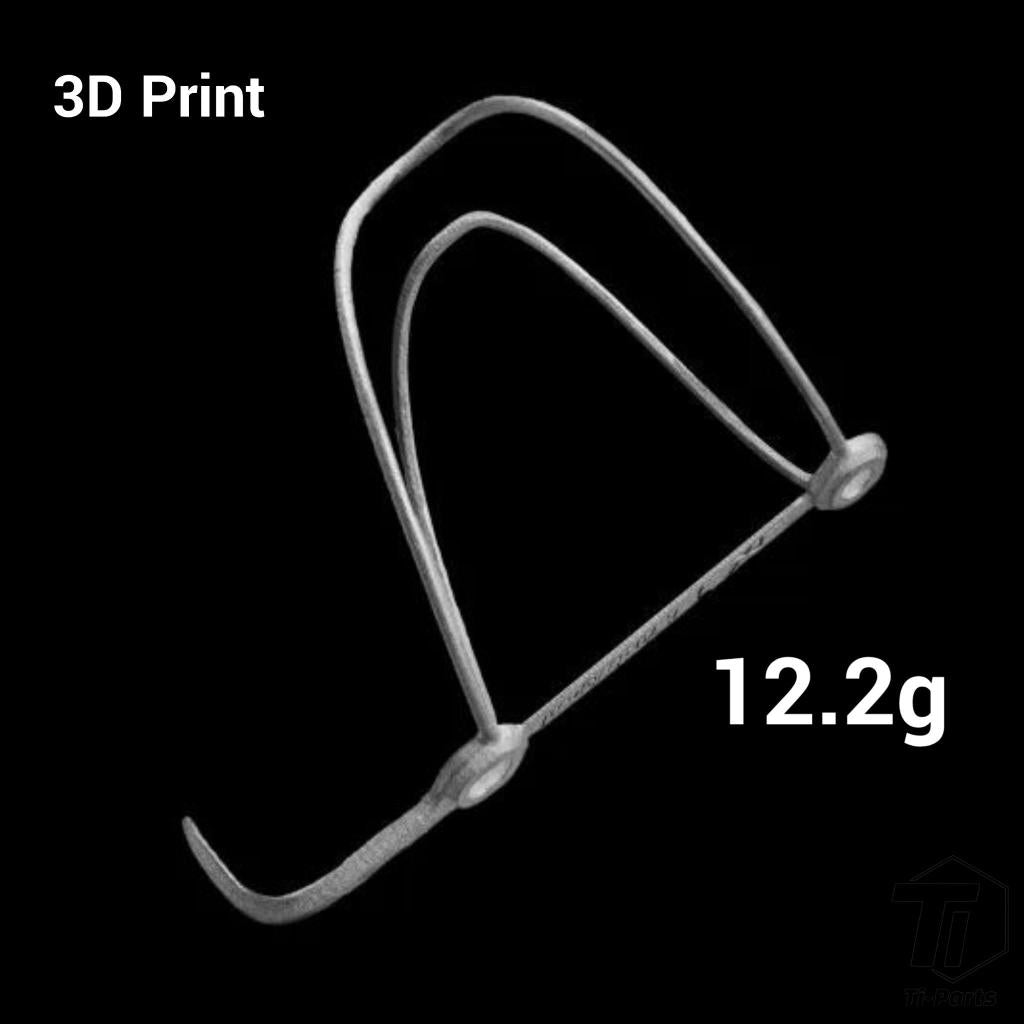 3D Print Titanium Ultra Light Flaskebur 12,2 gram | Moots Can Nicolas Climbing Machine essential EXS Cycling Roadbike Gravel MTB