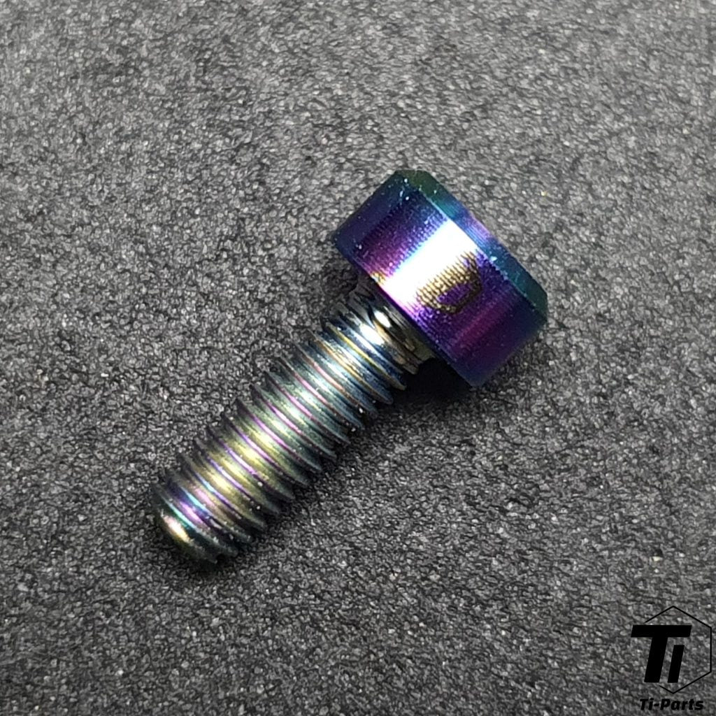 Titanium Fox FIT4 vijak poklopca amortizera | Gornja kapica Grip2 Okretni vijak 34 36 Vilica | Titanijski vijak 5. stupnja Singapur