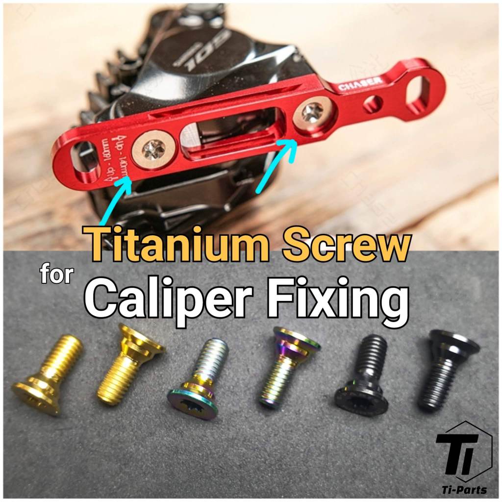 Titanium Caliper Fixing Screw for Shimano Sram Road Disc Brake| Adapter Mount Bolt | R9270 R8150 R7170 Red Force Rival