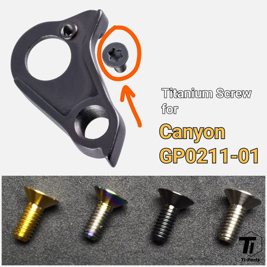 Vis en titane pour cintre de dérailleur Canyon GP0211-01 No.40 | RD EP0716-02 Endurance Inflite Ultime | Boulon d'entretien