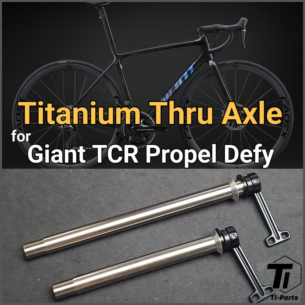 Titanium Thru Axle for Giant Liv TCR Propel Defy | Advanced Pro SL Road Disc Brake Frame | Super lightweight Tool