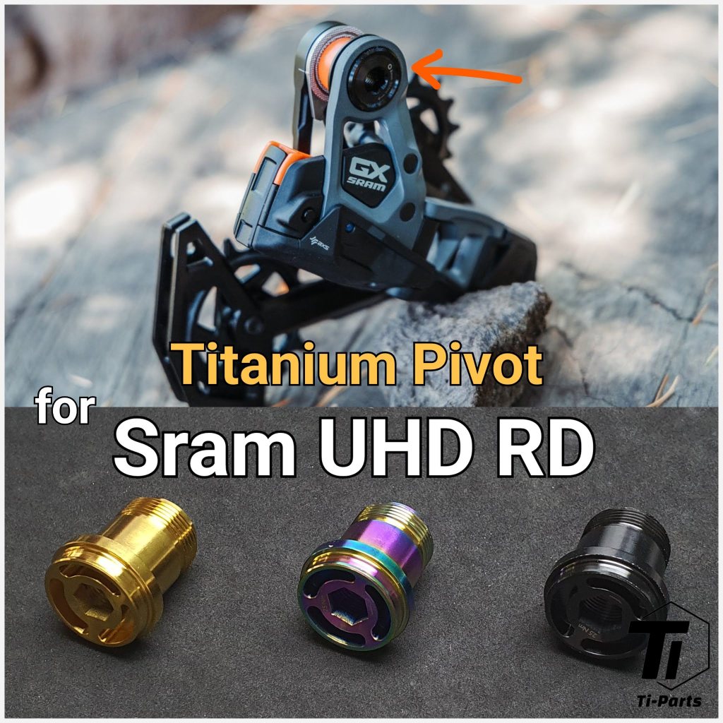 티타늄 Sram UHD 피벗 | T 유형 GX NX XX AXS 범용 변속기 걸이 업그레이드 | 5등급 티타늄 싱가포르